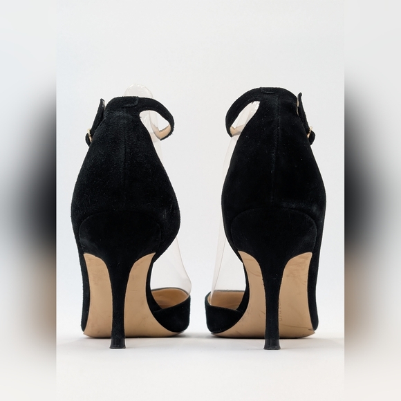 Ivanka Trump Britta D'Orsay Leather Black Women's Suede 3" Heel Size 8.5M /1W-9A - Picture 11 of 17